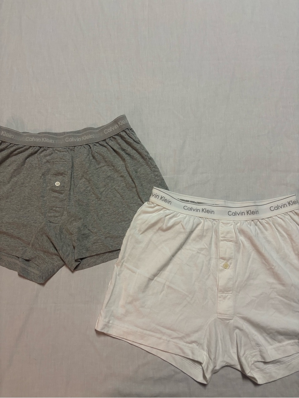 Calvin Klein Men’s Boxer Briefs - Gray & White